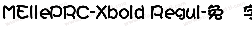 MEllePRC-Xbold Regul字体转换